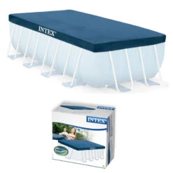 BACHE POUR PISCINE RECTANGULAIRE 4 X 2 M INTEX