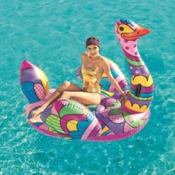 BOUEE AUTRUCHE CHEVAUCHABLE BESTWAY -Libresurf Boutique bouee autruche chevauchable bestway 2