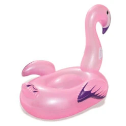 BOUEE GONFLABLE FLAMANT ROSE LUXE CHEVAUCHABLE BESTWAY -Libresurf Boutique bouee gonflable flamant rose luxe chevauchable bestway 2
