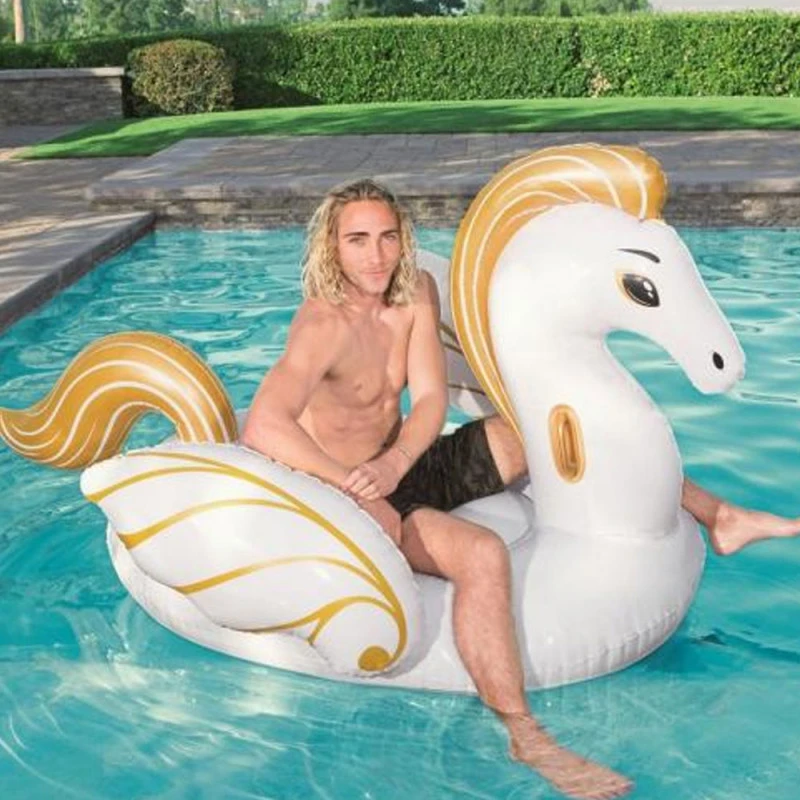 BOUEE GONFLABLE PEGASE DE LUXE CHEVAUCHABLE BESTWAY 4 BOUEE GONFLABLE PEGASE DE LUXE CHEVAUCHABLE BESTWAY – Image 4