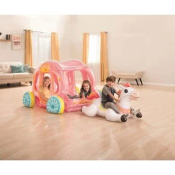 CARROSSE DE PRINCESSE GONFLABLE ENFANT INTEX 56514 -Libresurf Boutique carrosse de princesse gonflable enfant intex 56514 2
