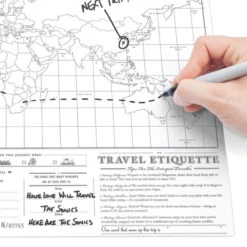 CARTE DU MONDE A GRATTER SCRATCH TRAVEL MAP -Libresurf Boutique carte du monde a gratter scratch travel map 3