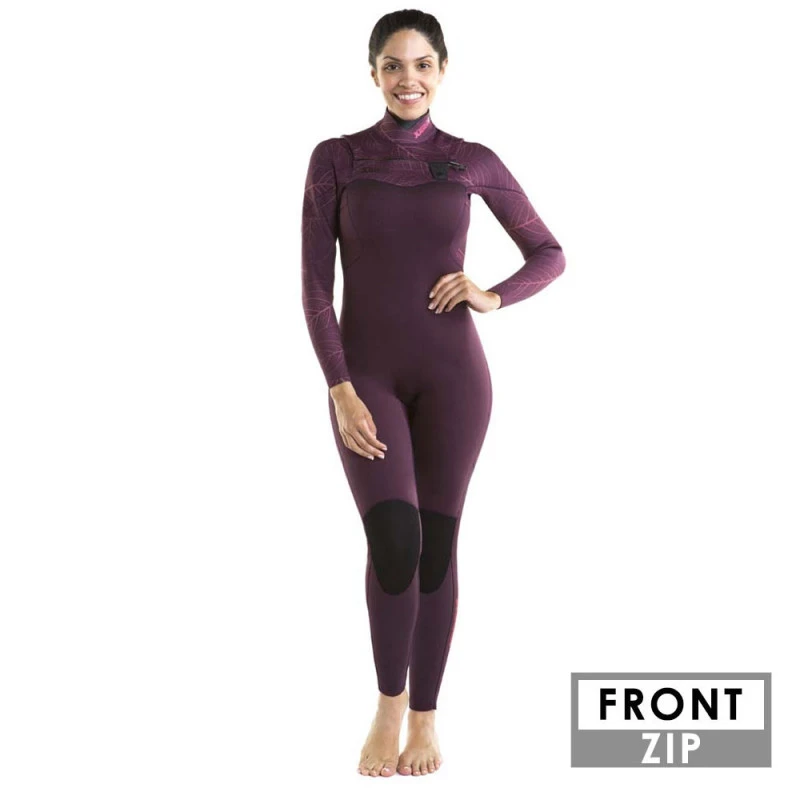 COMBINAISON JOBE VICTORIA 3/2 MM FEMME BORDEAUX S 2 COMBINAISON JOBE VICTORIA 3/2 MM FEMME BORDEAUX S – Image 2