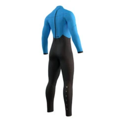 Combinaison Mystic Star Backzip 5/3mm 2022 Bleu -Libresurf Boutique combinaison mystic star backzip 5 3mm 2022 bleu 2