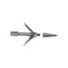 Double Barbe Ronde INOX Ø 11 Mm Imersion - 9,5 CM