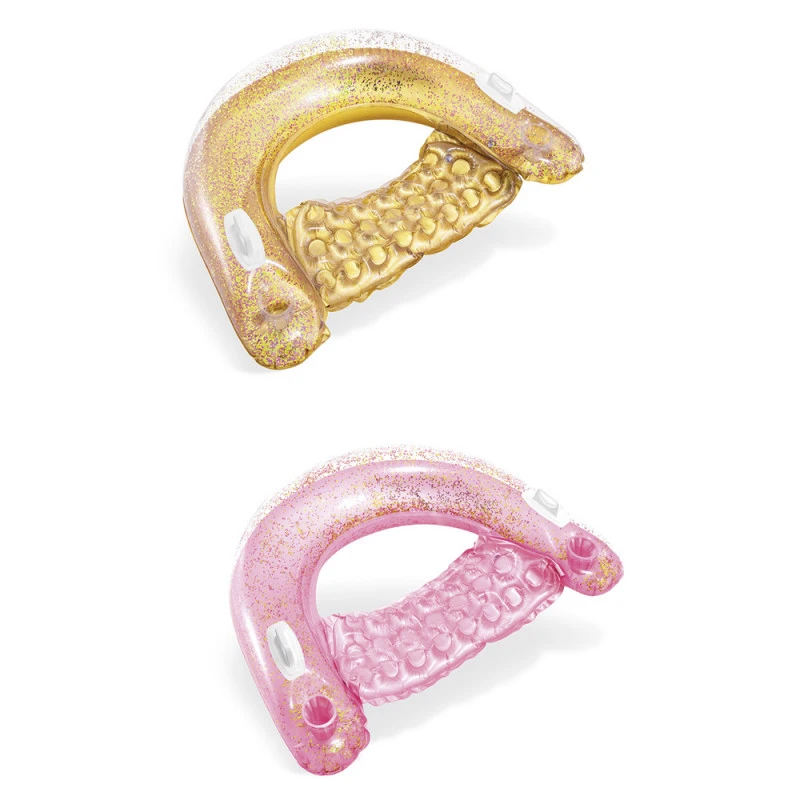 FAUTEUIL GONFLABLE SEMI-IMMERGE POUR PISCINE INTEX ROSE OU OR 2 FAUTEUIL GONFLABLE SEMI-IMMERGE POUR PISCINE INTEX ROSE OU OR – Image 2