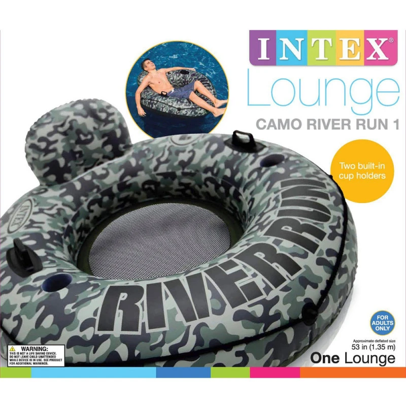 FAUTEUIL INTEX RIVER RUN 1 CAMO (58835) 5 FAUTEUIL INTEX RIVER RUN 1 CAMO (58835) – Image 5