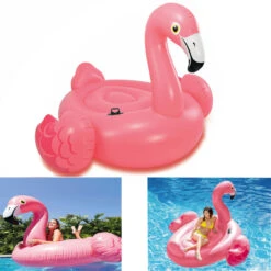 FLAMANT ROSE GONFLABLE GÉANT INTEX