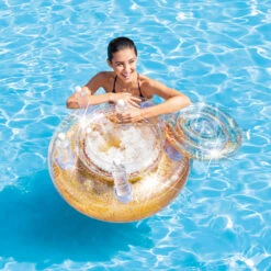 GLACIERE GONFLABLE INTEX OR BRILLANT