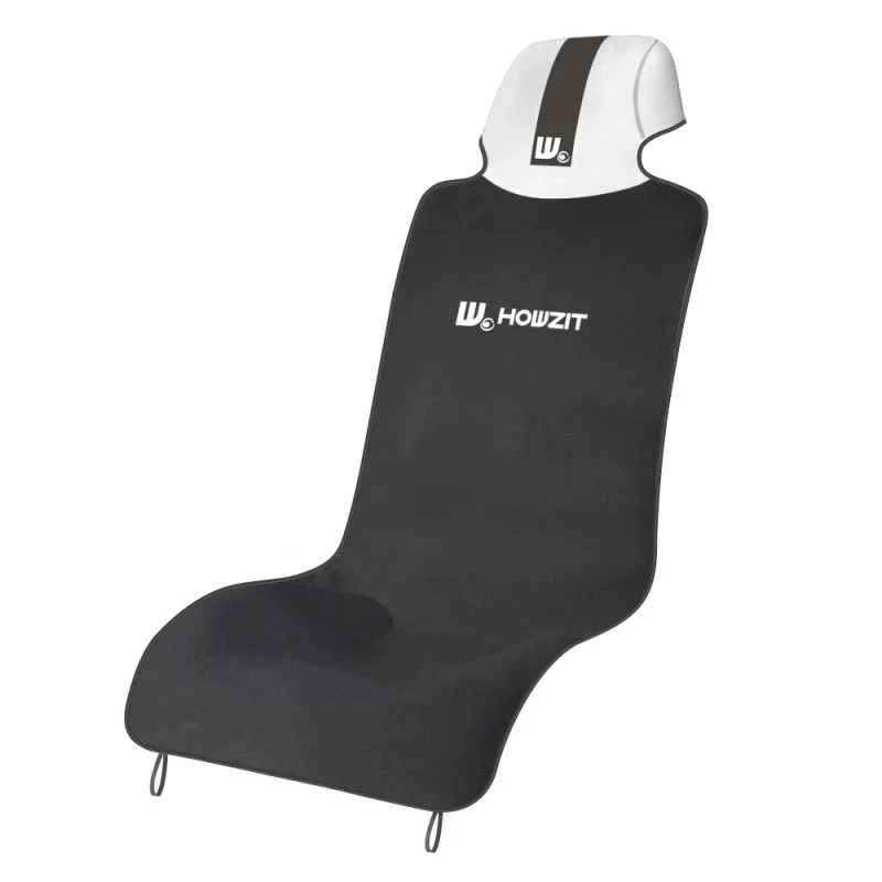 Housse De Siège Voiture En Neoprene Howzit - Noir/blanc 2 Housse De Siège Voiture En Neoprene Howzit - Noir/blanc – Image 2