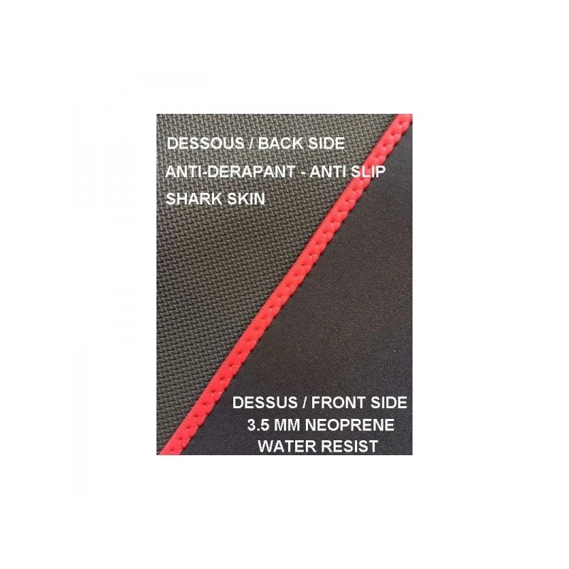 Housse De Siège Voiture En Neoprene Howzit - Noir/blanc 3 Housse De Siège Voiture En Neoprene Howzit - Noir/blanc – Image 3