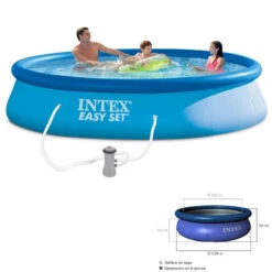 KIT PISCINE EASY SET INTEX 3M96X84CM