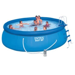 KIT PISCINE EASY SET INTEX 4M57 X 1M22 -Libresurf Boutique kit piscine easy set intex 4m57 x 1m22 2