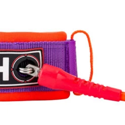 LEASH BODY BOARD HOWZIT ORANGE/VIOLET -Libresurf Boutique leash body board howzit orange violet 2