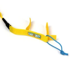 LEASH DE SUP HOWZIT COIL JAUNE/BLEU 9' -Libresurf Boutique leash de sup howzit coil jaune bleu 9 1 4