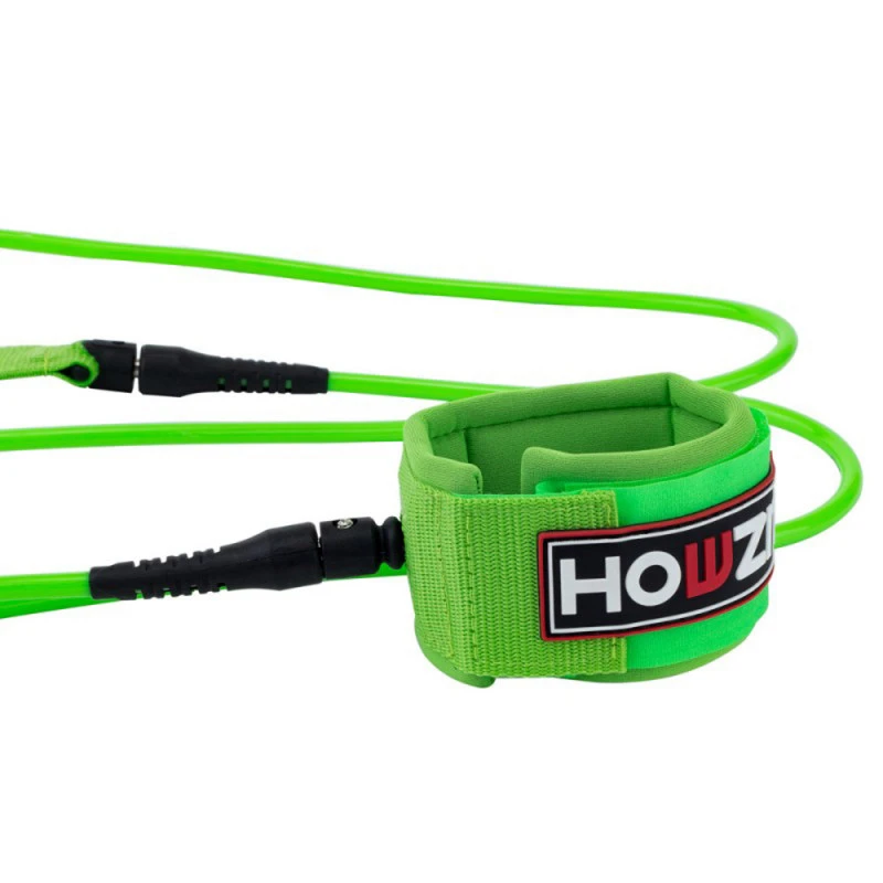 LEASH SURF HOWZIT VERT FLUO DIAMETRE 6MM 8 LEASH SURF HOWZIT VERT FLUO DIAMETRE 6MM – Image 8
