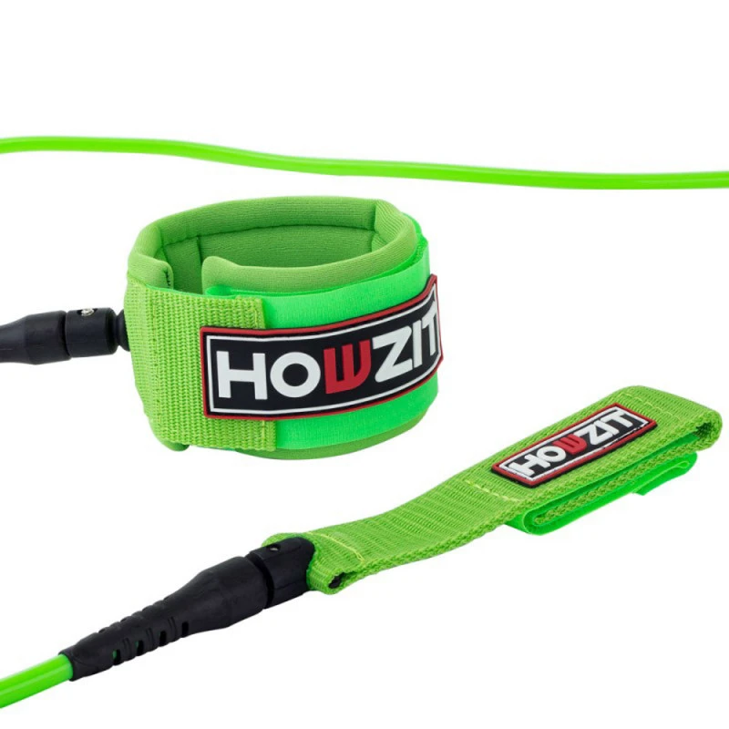 LEASH SURF HOWZIT VERT FLUO DIAMETRE 6MM 11 LEASH SURF HOWZIT VERT FLUO DIAMETRE 6MM – Image 11