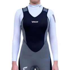 Longjohn Néoprène 3mm FLEXFORCE Noir Gris VAIKOBI -Libresurf Boutique longjohn neoprene 3mm flexforce noir gris vaikobi 4