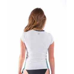 LYCRA JOBE V-NECK FEMME BLANC 5 LYCRA JOBE V-NECK FEMME BLANC -Libresurf Boutique lycra jobe v neck femme blanc 2