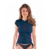 LYCRA JOBE V-NECK FEMME BLEU