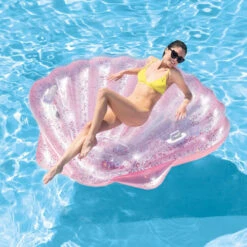 MATELAS GONFLABLE INTEX COQUILLAGE GLITTER 7 MATELAS GONFLABLE INTEX COQUILLAGE GLITTER -Libresurf Boutique matelas gonflable intex coquillage glitter 2