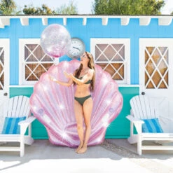 MATELAS GONFLABLE INTEX COQUILLAGE GLITTER 8 MATELAS GONFLABLE INTEX COQUILLAGE GLITTER -Libresurf Boutique matelas gonflable intex coquillage glitter 3