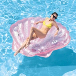 MATELAS GONFLABLE INTEX COQUILLAGE ROSE