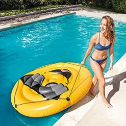 MATELAS GONFLABLE INTEX SMILEY COOL GUY ISLAND -Libresurf Boutique matelas gonflable intex smiley cool guy island 3