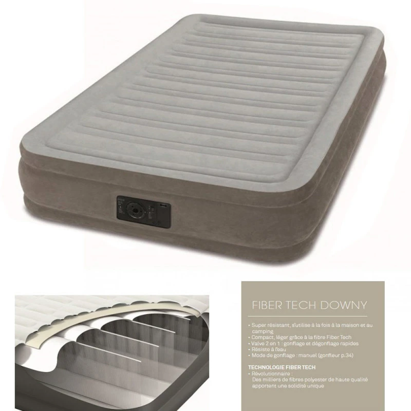 MATELAS INTEX AIRBED AVEC GONFLEUR INTEGRE FULL DURA BEAM 1 MATELAS INTEX AIRBED AVEC GONFLEUR INTEGRE FULL DURA BEAM