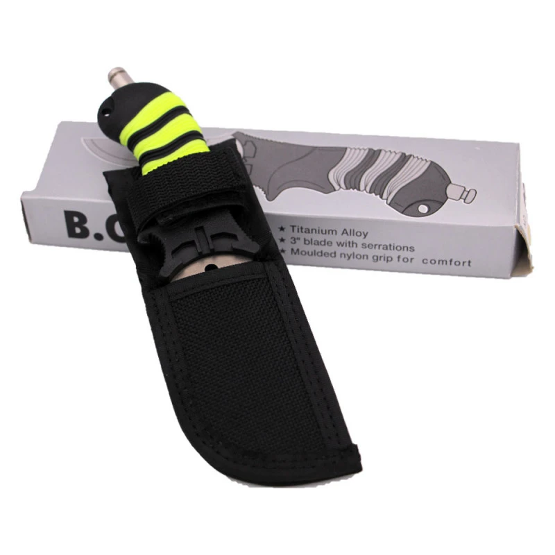 Mini Poignard TITANE JAUNE - Imersion 4 Mini Poignard TITANE JAUNE - Imersion – Image 4