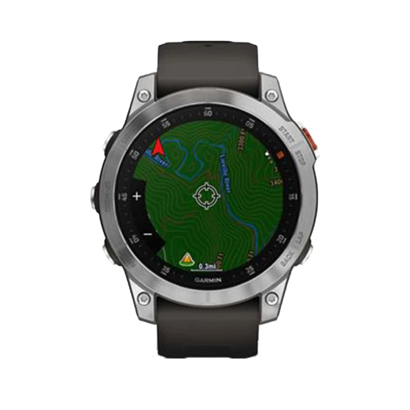 Montre EPIX (Gen2) Acier, Silver Avec Bracelet Gris - GARMIN 5 Montre EPIX (Gen2) Acier, Silver Avec Bracelet Gris - GARMIN – Image 5