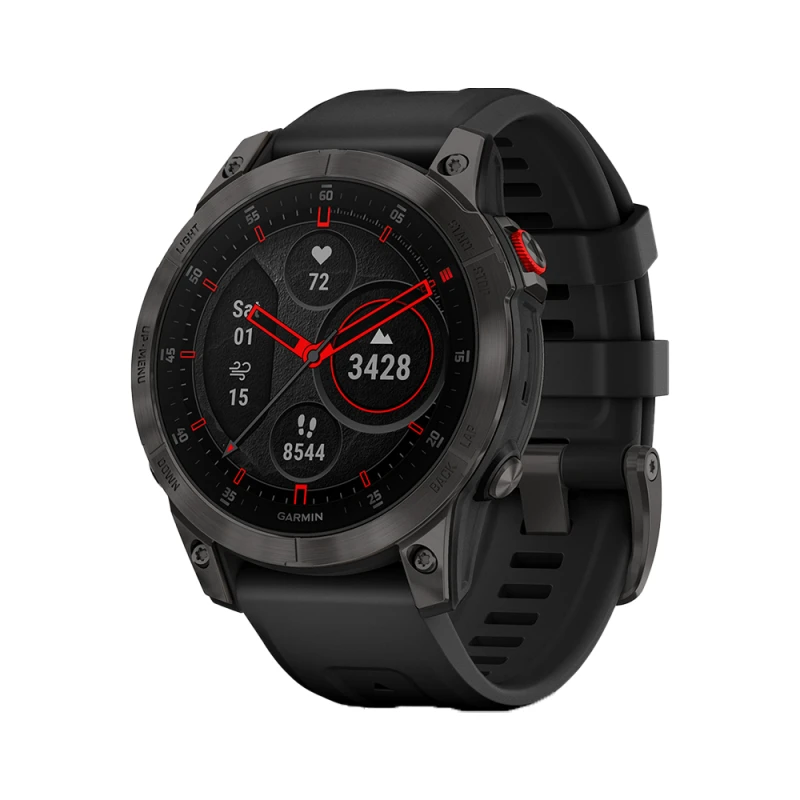 Montre EPIX (Gen2) Sapphire, Titane, Black DLC Avec Bracelet Noir - GARMIN 1 Montre EPIX (Gen2) Sapphire, Titane, Black DLC Avec Bracelet Noir - GARMIN