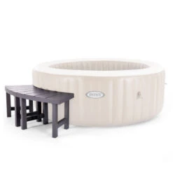 Intex PACK 2 PIECES MEDIUM ENTOURAGE SPA 4 PLACES ROND 5 Intex PACK 2 PIECES MEDIUM ENTOURAGE SPA 4 PLACES ROND -Libresurf Boutique pack 2 pieces medium entourage spa 4 places rond 2