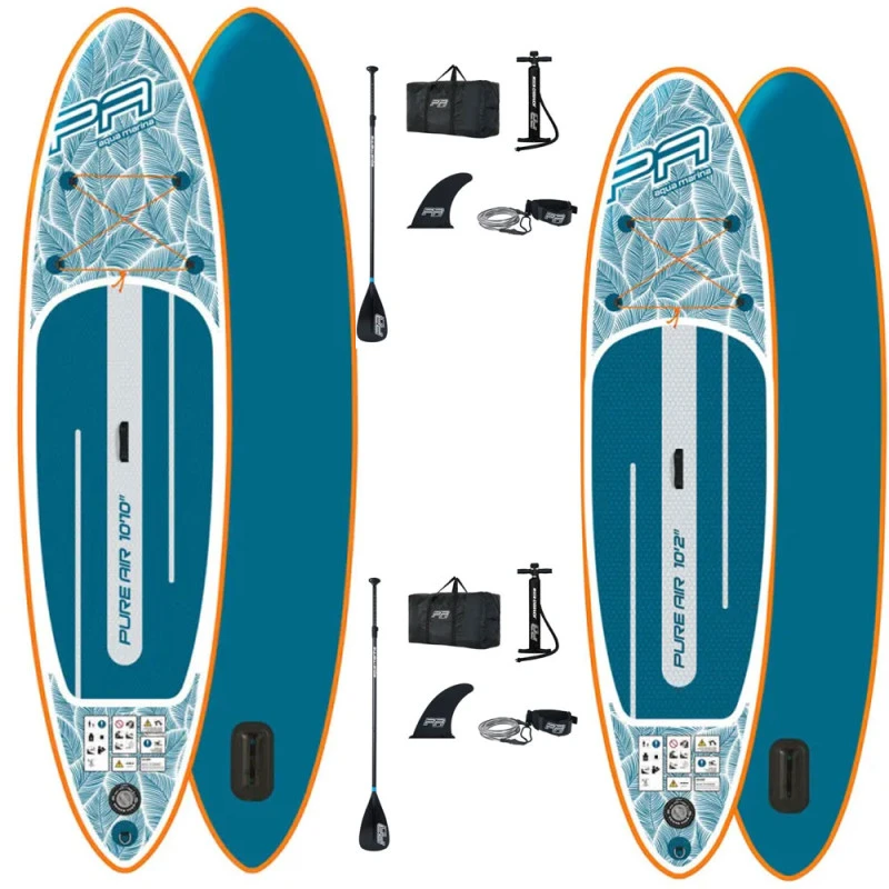 PACK PADDLE GONFLABLE AQUA MARINA PURE AIR 10.2 + PURE AIR 10.10 2 PACK PADDLE GONFLABLE AQUA MARINA PURE AIR 10.2 + PURE AIR 10.10 – Image 2