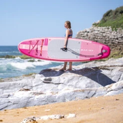 PADDLE GONFLABLE AQUA MARINA CORAL 10.2 RASPBERRY 2023 -Libresurf Boutique paddle gonflable aqua marina coral 102 raspberry 2023 9
