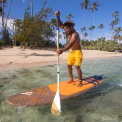 PAGAIE FANATIC BAMBOO CARBON 50 FIXE 7.25 -Libresurf Boutique pagaie fanatic bamboo carbon 50 fixe 725 7