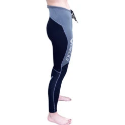 Pantalon Néoprène 1.5mm FLEXFORCE Noir Gris VAIKOBI -Libresurf Boutique pantalon neoprene 15mm flexforce noir gris vaikobi 6