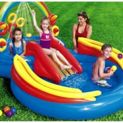 PISCINE POUR ENFANTS INTEX RAINBOW RING PLAY CENTER -Libresurf Boutique piscine pour enfants intex rainbow ring play center 4