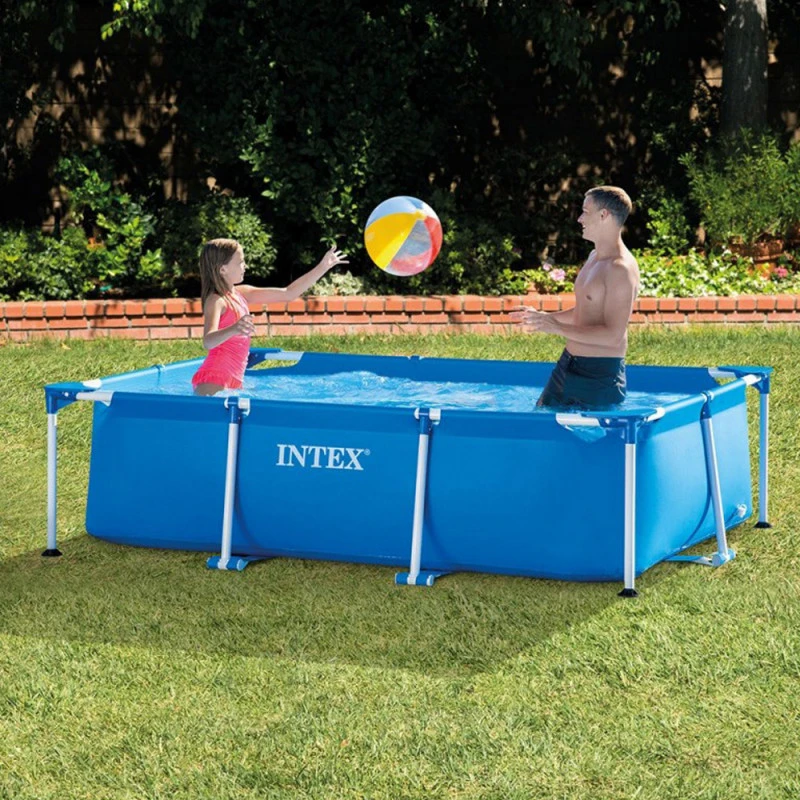 PISCINE TUBULAIRE INTEX METAL FRAME 2,20 X 1,50 X 0,60 M 3 PISCINE TUBULAIRE INTEX METAL FRAME 2,20 X 1,50 X 0,60 M – Image 3