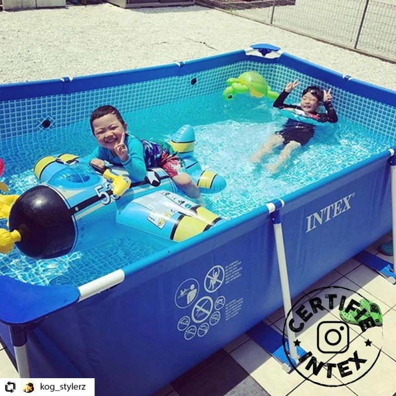 PISCINE TUBULAIRE INTEX METAL FRAME 2,60 X 1,60CM X 0,65 M 3 PISCINE TUBULAIRE INTEX METAL FRAME 2,60 X 1,60CM X 0,65 M – Image 3