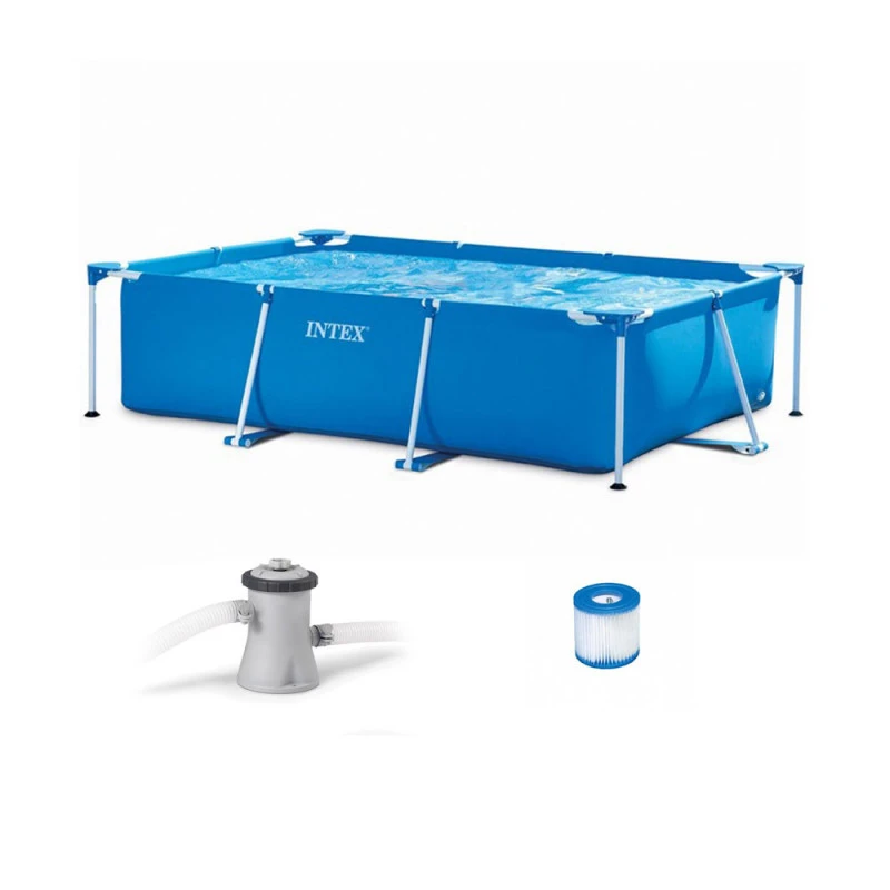 PISCINE TUBULAIRE INTEX METAL FRAME 3,00 X 2,00 X 0,75 M 2 PISCINE TUBULAIRE INTEX METAL FRAME 3,00 X 2,00 X 0,75 M – Image 2