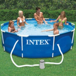 PISCINE TUBULAIRE INTEX METAL FRAME 3,05 X 0,76 M -Libresurf Boutique piscine tubulaire intex metal frame 305 x 076 m 2