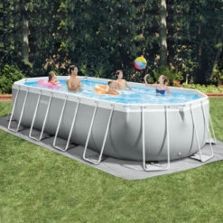 PISCINE TUBULAIRE INTEX OVALE PRISM 6.10 X 3.05 X 1.22 M -Libresurf Boutique piscine tubulaire intex ovale prism 610 x 305 x 122 m 2