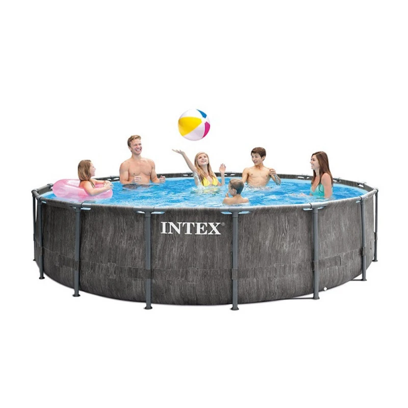 PISCINE TUBULAIRE INTEX ROND BALTIK EFFET BOIS 5.49 X 1.22 M 3 PISCINE TUBULAIRE INTEX ROND BALTIK EFFET BOIS 5.49 X 1.22 M – Image 3