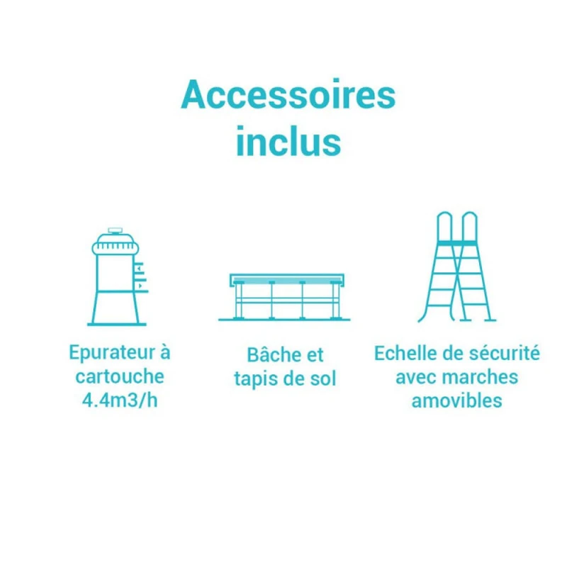 PISCINE TUBULAIRE INTEX ROND BALTIK EFFET BOIS 5.49 X 1.22 M 4 PISCINE TUBULAIRE INTEX ROND BALTIK EFFET BOIS 5.49 X 1.22 M – Image 4