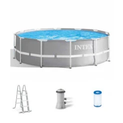 PISCINE TUBULAIRE INTEX RONDE PRISM FRAME 3,66 X 0,99 M