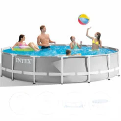 PISCINE TUBULAIRE RONDE INTEX PRISM FRAME 4,57 X 1,07 M -Libresurf Boutique piscine tubulaire ronde intex prism frame 457 x 107 m 2