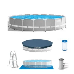 PISCINE TUBULAIRE RONDE INTEX PRISM FRAME 4,57 X 1,07 M