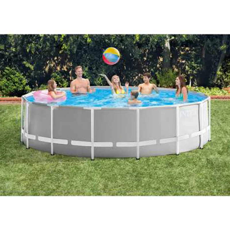 PISCINE TUBULAIRE RONDE INTEX PRISM FRAME 4,57 X 1,22 M 3 PISCINE TUBULAIRE RONDE INTEX PRISM FRAME 4,57 X 1,22 M – Image 3