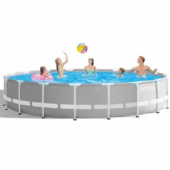 PISCINE TUBULAIRE RONDE INTEX PRISM FRAME 5,49 X 1,22 M -Libresurf Boutique piscine tubulaire ronde intex prism frame 549 x 122 m 3